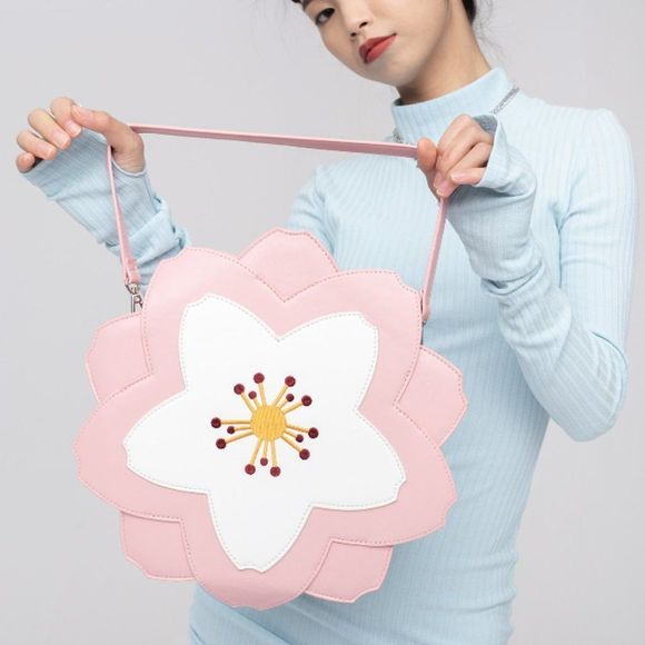 Cherry Blossom Sakura Shoulder Bag - Picture 2 of 11